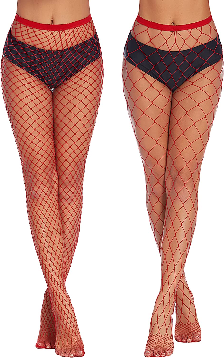 Avidlove Fishnet Thigh Highs Plus Size Fishnet Stockings Sexy Pantyhose for Women Tights, Black-small mesh+large mesh
Avidlove Fishnet Thigh Highs Plus Size Fishnet Stockings Sexy Pantyhose for Women Tights, Black-small mesh+large mesh