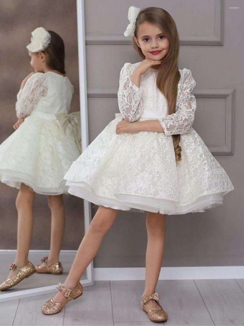 Girl Dresses Gardenwed Lace Flower Puffy Princess Dress Long Sleevs Birthday First Communion Drss Baby, Pink
Girl Dresses Gardenwed Lace Flower Puffy Princess Dress Long Sleevs Birthday First Communion Drss Baby, Pink