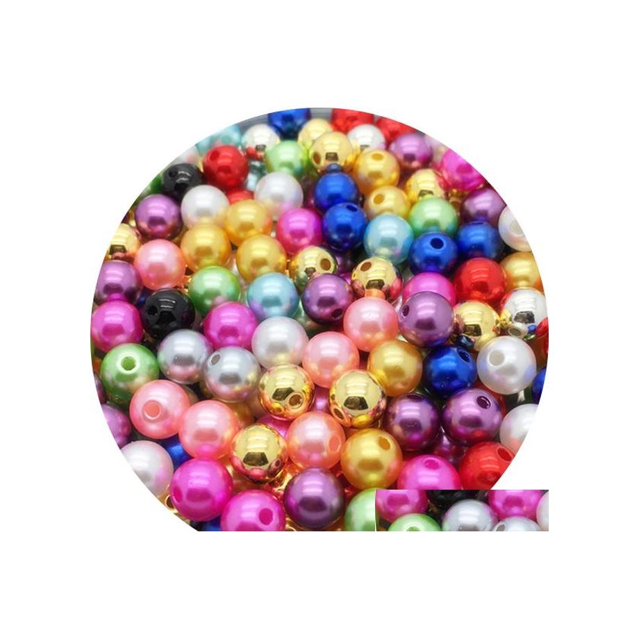Acrylic Plastic Lucite 150Pcs Colorf Abs Plastic Imitation Pearls Mix 38Mm Round Beads With Holes Diy Bracelet Charms Necklace For Ot1Hi
Acrylic Plastic Lucite 150Pcs Colorf Abs Plastic Imitation Pearls Mix 38Mm Round Beads With Holes Diy Bracelet Charms Necklace For Ot1Hi