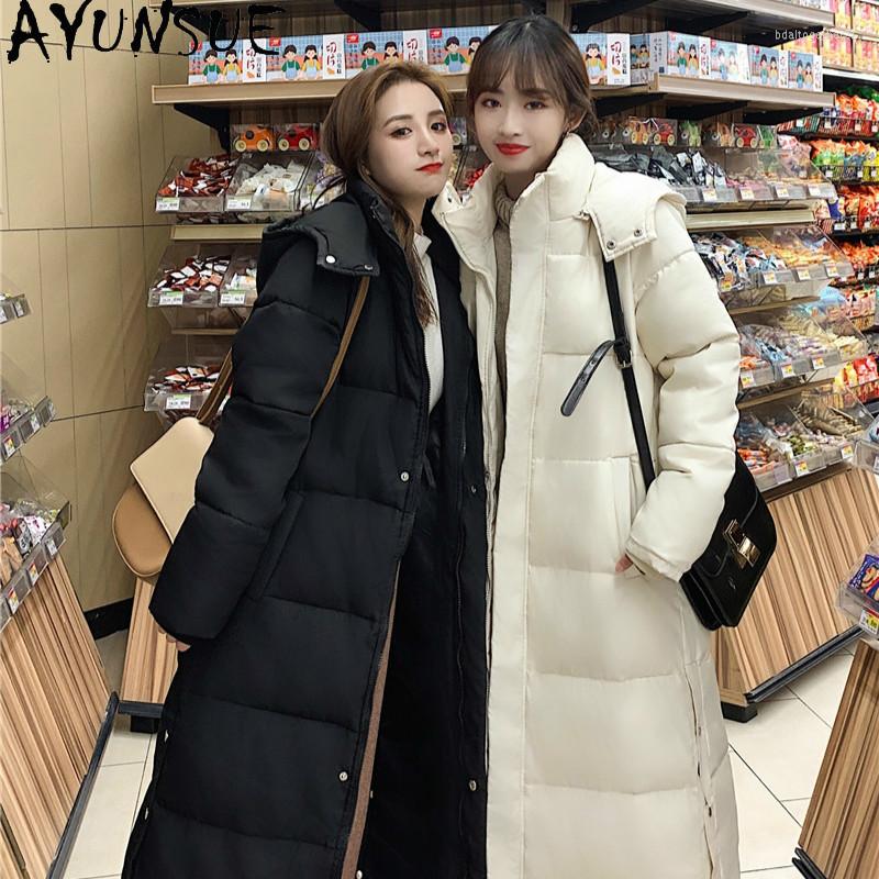 Women's Trench Coats AYUNSUE Winter Jacket Women X-long Thicken Woman Parkas Hooded Coat Korean Clothes And Jackets Veste Femme, Black
Women's Trench Coats AYUNSUE Winter Jacket Women X-long Thicken Woman Parkas Hooded Coat Korean Clothes And Jackets Veste Femme, Black