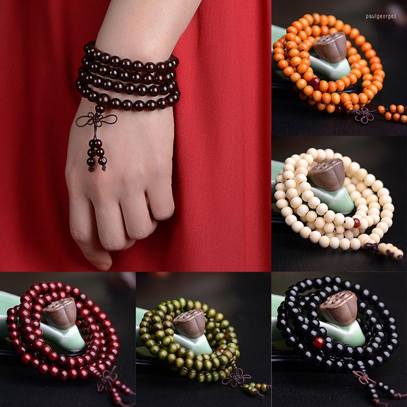 Strand 108 Beads Natural Sandalwood Buddhist Bracelets Buddha Prayer Wood Beaded Bracelet Knot 4-Layer Wrist Chain Men Women Bangles
Strand 108 Beads Natural Sandalwood Buddhist Bracelets Buddha Prayer Wood Beaded Bracelet Knot 4-Layer Wrist Chain Men Women Bangles