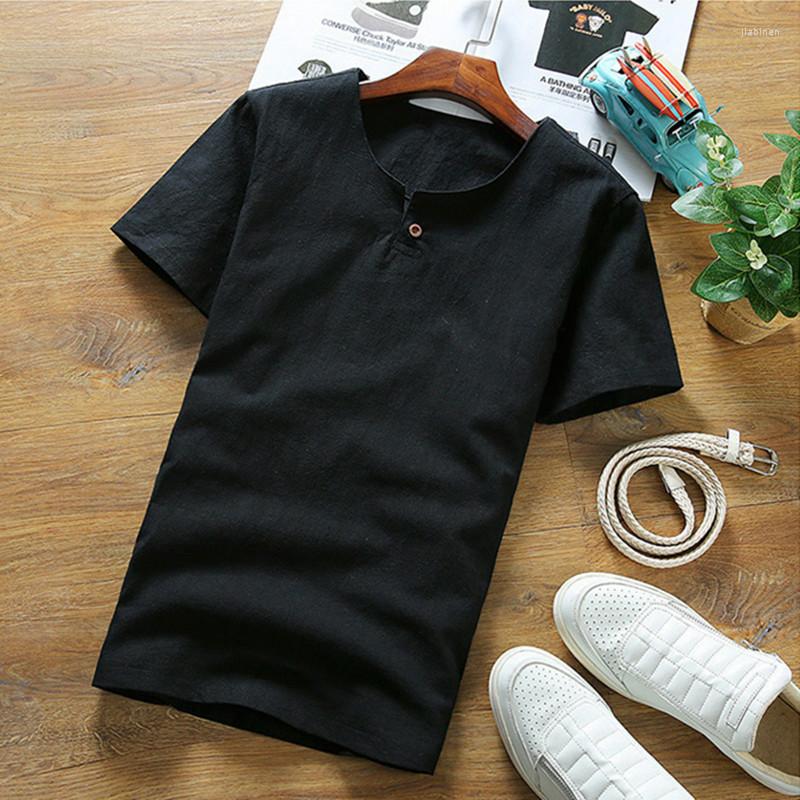Men's T Shirts 2023 V Collar Short Sleeve T-shirt Casual Plus Size Cotton Linen S Big Mens -6XL 7XL, Black
Men's T Shirts 2023 V Collar Short Sleeve T-shirt Casual Plus Size Cotton Linen S Big Mens -6XL 7XL, Black