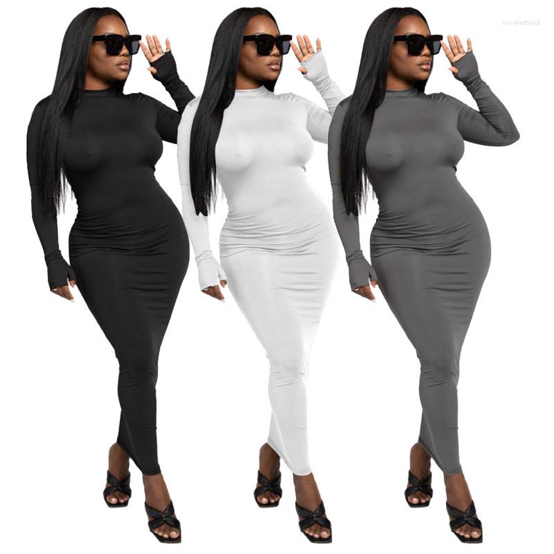 Casual Dresses Women Full Sleeve Solid Slim Package Sexy Long Maxi Dress Summer Autumn, Gray
Casual Dresses Women Full Sleeve Solid Slim Package Sexy Long Maxi Dress Summer Autumn, Gray