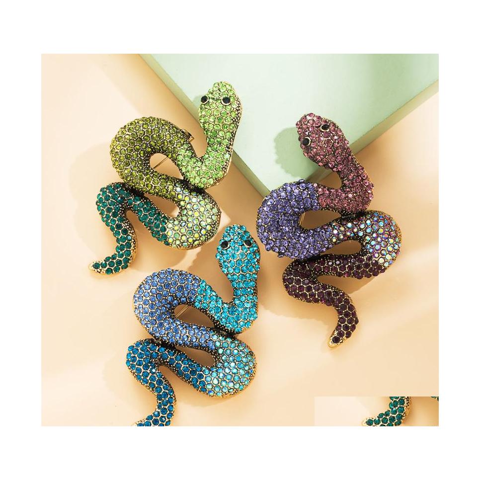 Pins Brooches Fashion Jewelry Snake For Women Girl Colorf Rhinestone Inlaid Cute Brooch Pin Drop Delivery Dh2Wu
Pins Brooches Fashion Jewelry Snake For Women Girl Colorf Rhinestone Inlaid Cute Brooch Pin Drop Delivery Dh2Wu