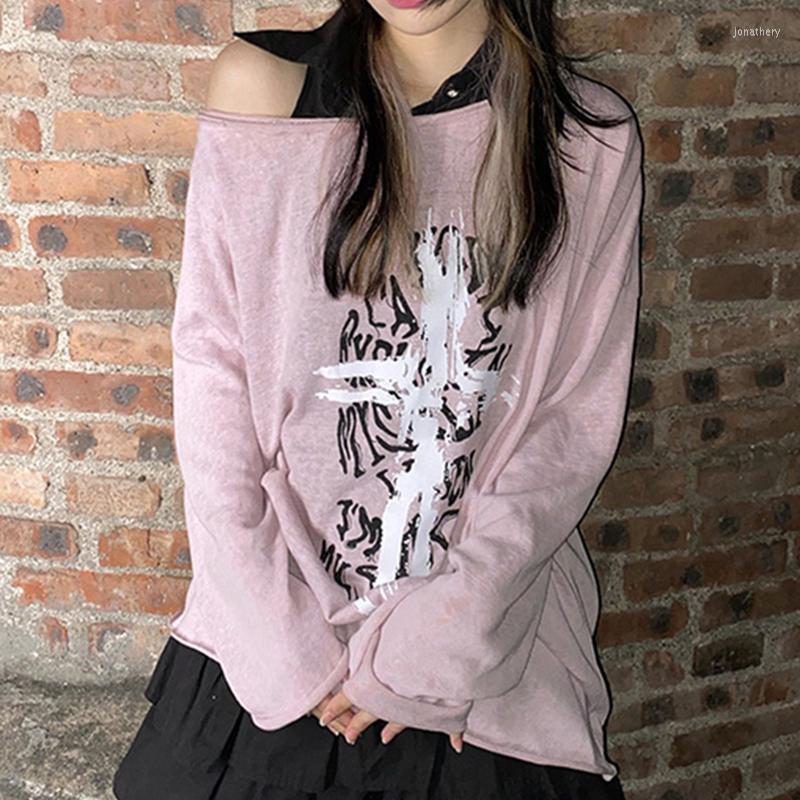 Women's Hoodies Y2K Retro Dark Academia Mall Goth Pullovers E-girl Gothic Graphic Print Loose Sweatshirts Off Shoulder Long Tops Women, Gray
Women's Hoodies Y2K Retro Dark Academia Mall Goth Pullovers E-girl Gothic Graphic Print Loose Sweatshirts Off Shoulder Long Tops Women, Gray