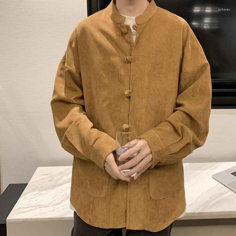 Ethnic Clothing M-5XL Plus Size Men's Loose Fit Corduroy Long-Sleeve Shirt Streetwear Autumn Fashion Frog Button Chinese Vintage Male
Ethnic Clothing M-5XL Plus Size Men's Loose Fit Corduroy Long-Sleeve Shirt Streetwear Autumn Fashion Frog Button Chinese Vintage Male