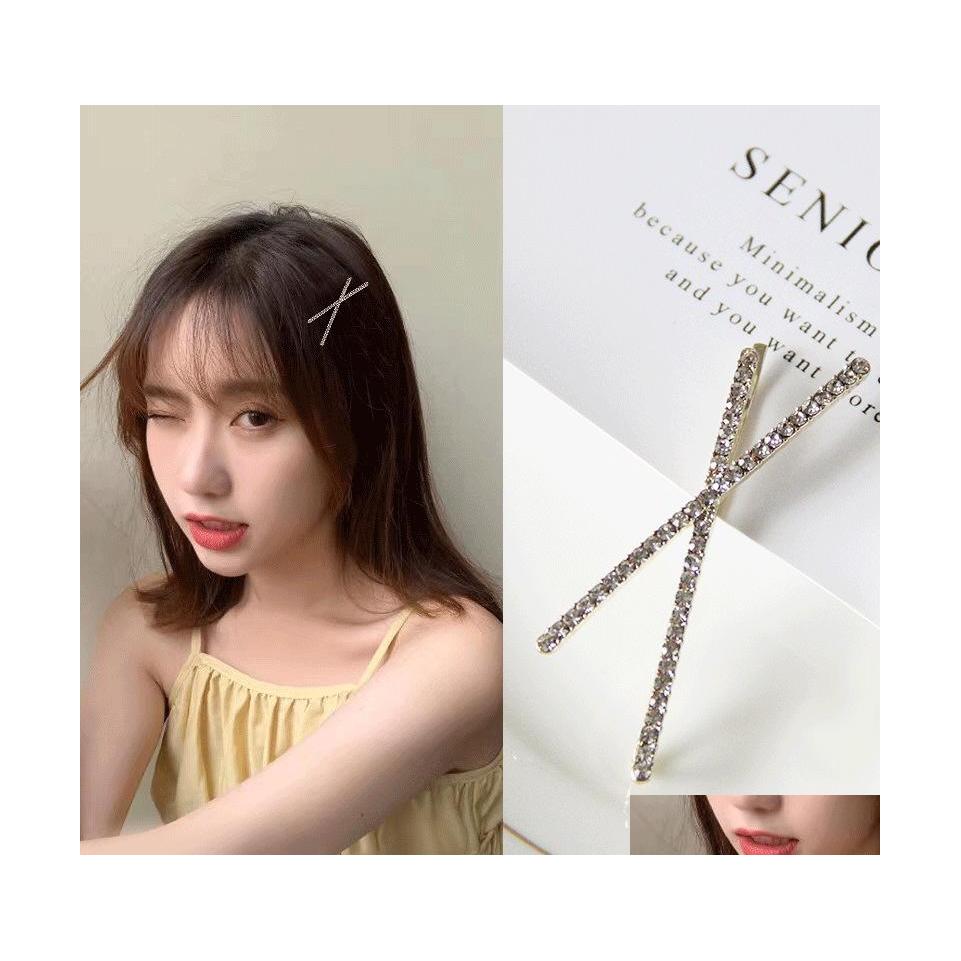 Hair Clips Barrettes Fashion Jewelry Womens X Rhinestone Barrette Hairpin Clip Bobby Pin Lady Drop Delivery Hairjewelry Dhhko
Hair Clips Barrettes Fashion Jewelry Womens X Rhinestone Barrette Hairpin Clip Bobby Pin Lady Drop Delivery Hairjewelry Dhhko