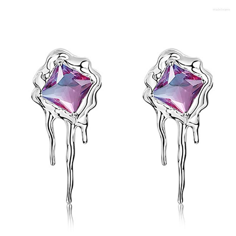Stud Earrings Fashion For Women Real 925 Sterling Silver Special-shaped Irregular Gradient Tourmaline Fine Jewelry Wedding Party Gift
Stud Earrings Fashion For Women Real 925 Sterling Silver Special-shaped Irregular Gradient Tourmaline Fine Jewelry Wedding Party Gift