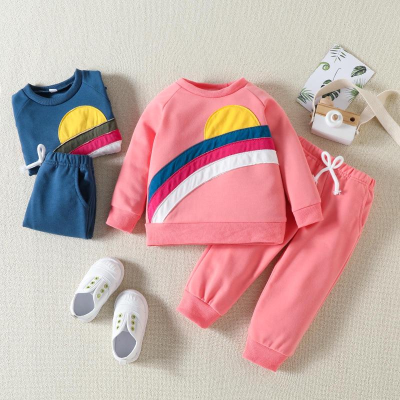 Clothing Sets FOCUSNORM 0-4Y Autumn Causal Kids Girls Boys Clothes 2pcs Sun Rainbow Printed Long Sleeve Sweatshirt Top Pants, Blue
Clothing Sets FOCUSNORM 0-4Y Autumn Causal Kids Girls Boys Clothes 2pcs Sun Rainbow Printed Long Sleeve Sweatshirt Top Pants, Blue