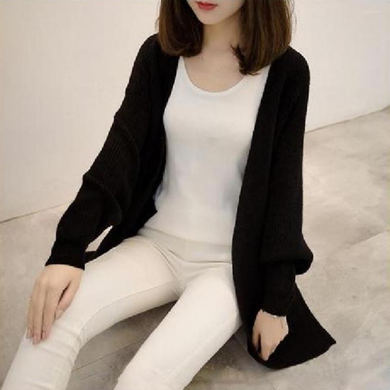 Women's Knits Chic Sweater Coat Thick Warm Cardigan Fashion Autumn Female Knitted Jacket, Black
Women's Knits Chic Sweater Coat Thick Warm Cardigan Fashion Autumn Female Knitted Jacket, Black