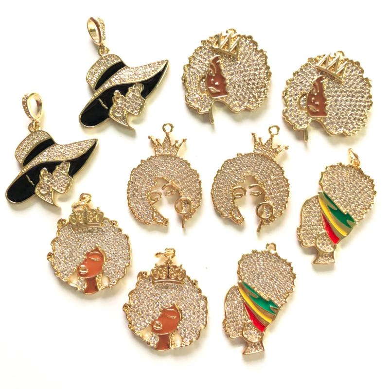 Charms 10pcs Black Queen Pendants Bundle For Women Jewelry Making Cubic Zirconia Paved Bracelet Necklace DIY Handmade AccessoryCharmsCharms
Charms 10pcs Black Queen Pendants Bundle For Women Jewelry Making Cubic Zirconia Paved Bracelet Necklace DIY Handmade AccessoryCharmsCharms
