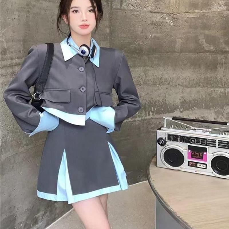 Work Dresses 2023 Sets Women Fashion Patchwork Short Suit Jacket Blazer And Mini Skirts Korean Style Casual Two Piece Set, Black
Work Dresses 2023 Sets Women Fashion Patchwork Short Suit Jacket Blazer And Mini Skirts Korean Style Casual Two Piece Set, Black