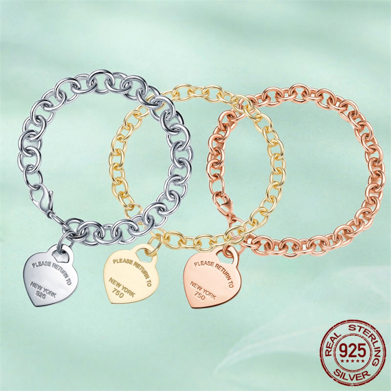 T Designer heart tag pendant chain bracelet Luxury Classic Necklace stud earrings ring 925 sterlling silver Jewelry rose gold 18k gold Fashion mother's day gift 035
T Designer heart tag pendant chain bracelet Luxury Classic Necklace stud earrings ring 925 sterlling silver Jewelry rose gold 18k gold Fashion mother's day gift 035