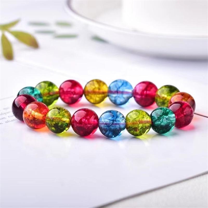 Strand Beaded Strands Watermelon Tourmaline Popcorn Crystal Bracelet Candy Round Ball 10 12mm Bead For
Strand Beaded Strands Watermelon Tourmaline Popcorn Crystal Bracelet Candy Round Ball 10 12mm Bead For