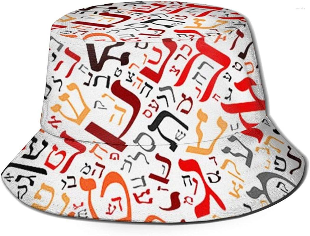 Ball Caps Bucket Hat Creative Hebrew Alphabet Fishing Hats Sun Breathable Fisherman Protection Safari Unisex For
Ball Caps Bucket Hat Creative Hebrew Alphabet Fishing Hats Sun Breathable Fisherman Protection Safari Unisex For