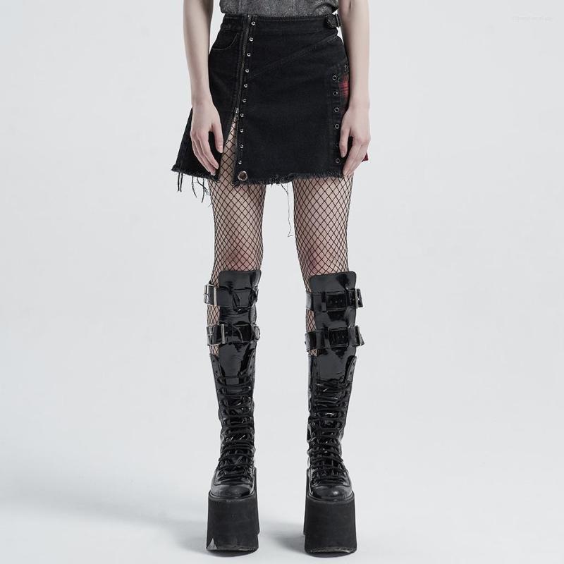 Skirts PUNKRAVE Women's Punk Rough Daily Plaid Short Skirt Classic Playful Sexy Novelty Casual High Waist Half, Black
Skirts PUNKRAVE Women's Punk Rough Daily Plaid Short Skirt Classic Playful Sexy Novelty Casual High Waist Half, Black