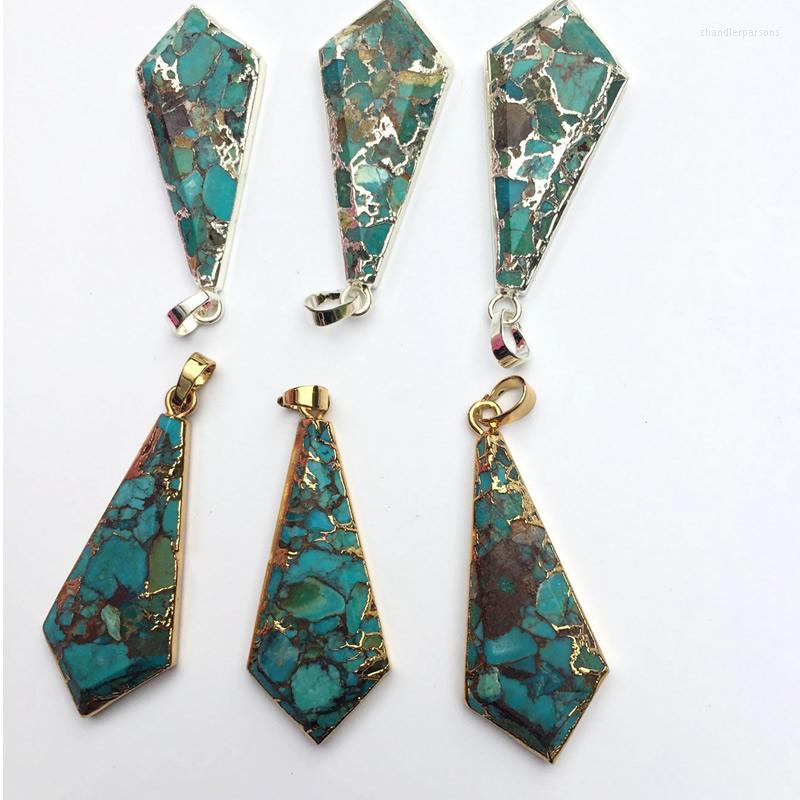 Pendant Necklaces 5pcs Natural Turquoises Layer Necklace Double Bar Suitable For DIY Jewelry Making
Pendant Necklaces 5pcs Natural Turquoises Layer Necklace Double Bar Suitable For DIY Jewelry Making