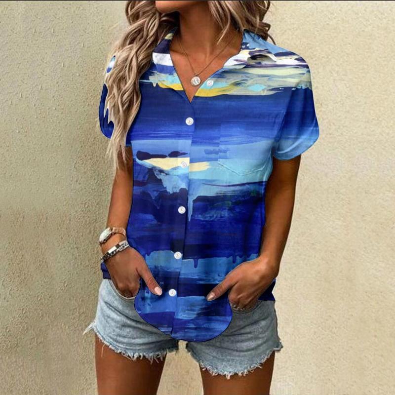 Women' Blouses Womens Spring Summer Flower Printed Short Sleeve V Small Checke Shirt Women Workout Shirts 2xl Dress Up For, Red
Women' Blouses Womens Spring Summer Flower Printed Short Sleeve V Small Checke Shirt Women Workout Shirts 2xl Dress Up For, Red