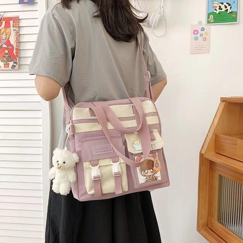 Evening Bags High Capacity For Women Luxury Handbags Japan And South Korea Shoulder Handbag College Style Wild Fashion, Pink
Evening Bags High Capacity For Women Luxury Handbags Japan And South Korea Shoulder Handbag College Style Wild Fashion, Pink