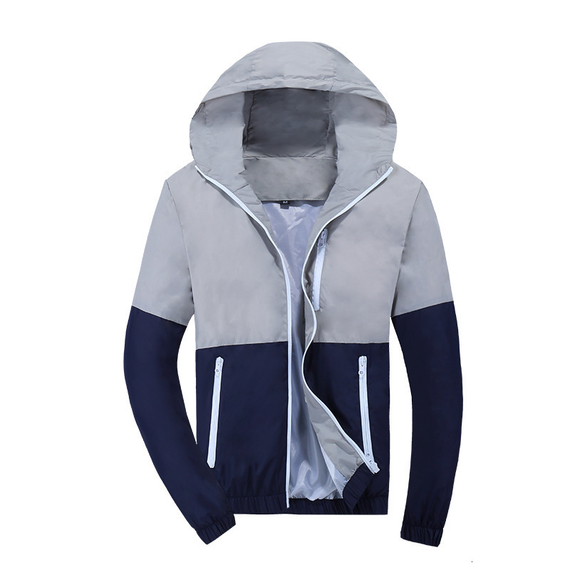 Mens Jackets Windbreaker Spring Autumn Fashion Hooded Casual Male Coat Thin Outwear Couple 230203, Blue
Mens Jackets Windbreaker Spring Autumn Fashion Hooded Casual Male Coat Thin Outwear Couple 230203, Blue