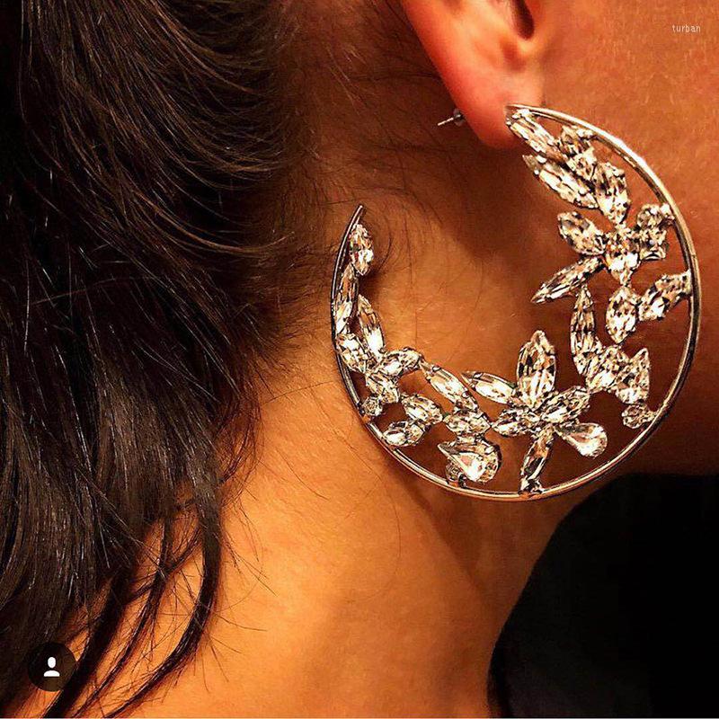 Hoop Earrings Ins Fashion Rhinestones Big For Women Luxury Geometric Crystal Circle Dangle Lady Party Statement Jewelry
Hoop Earrings Ins Fashion Rhinestones Big For Women Luxury Geometric Crystal Circle Dangle Lady Party Statement Jewelry