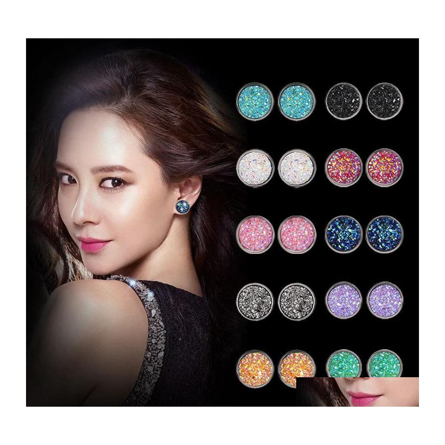 Stud 14Mm Minimalist Circle Druzy Stone Earrings For Women Shining Resin Stainless Steel Hypoallergenic Earring Fashion Jewelry In D Ottkx
Stud 14Mm Minimalist Circle Druzy Stone Earrings For Women Shining Resin Stainless Steel Hypoallergenic Earring Fashion Jewelry In D Ottkx