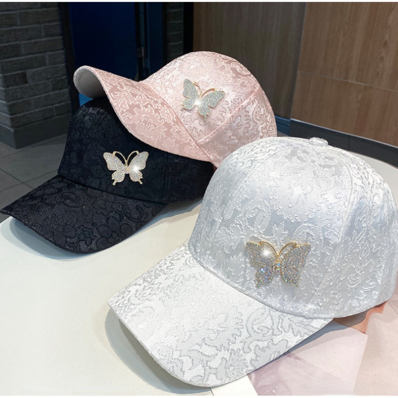 Ball Caps Baseball Cap for Women Hats Fashion Designer Butterfly Rhinestones Peaked Kpop gorras Sun Visors Hip Hop 230203, Black
Ball Caps Baseball Cap for Women Hats Fashion Designer Butterfly Rhinestones Peaked Kpop gorras Sun Visors Hip Hop 230203, Black