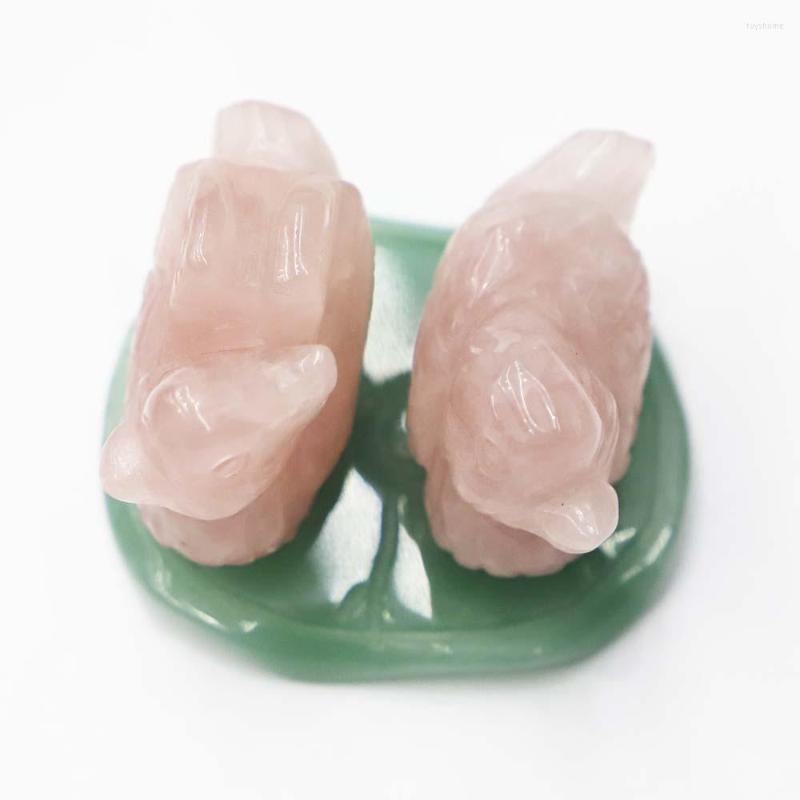 Pendant Necklaces Natural Stone Rose Quartz Carved Mandarin Duck Statue Crafts Ornament Fashion DIY Jewelry Home Tabletop Trinket Decoration
Pendant Necklaces Natural Stone Rose Quartz Carved Mandarin Duck Statue Crafts Ornament Fashion DIY Jewelry Home Tabletop Trinket Decoration
