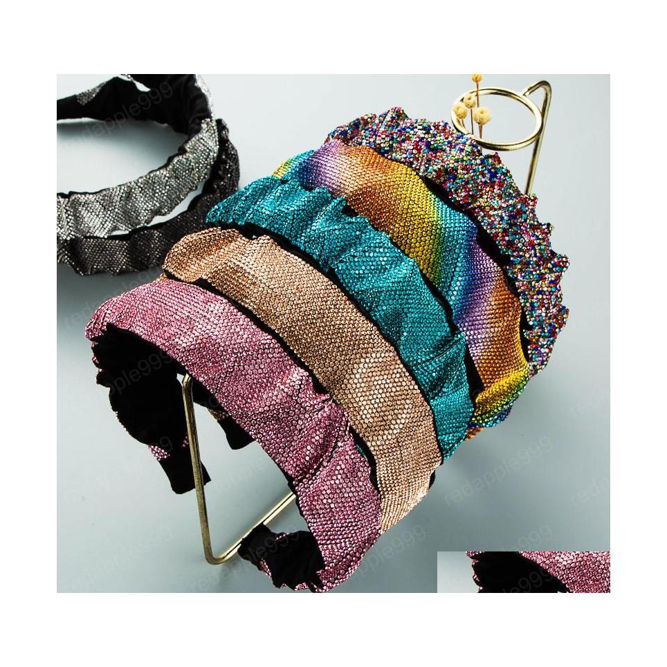 Headbands Elegant Korean Fl Color Rhinestone Headband Chic Mti Crystal Beaded Hairband Girls Party Hair Accessories Drop Delivery Je Dhfkh
Headbands Elegant Korean Fl Color Rhinestone Headband Chic Mti Crystal Beaded Hairband Girls Party Hair Accessories Drop Delivery Je Dhfkh