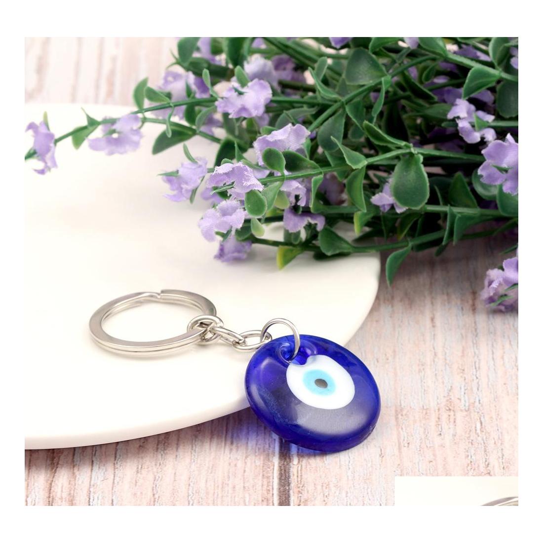 Key Rings Fashion Jewelry Turkish Symbol Evil Eye Ring Vintage Glass Blue Keychain Drop Delivery Dhadw
Key Rings Fashion Jewelry Turkish Symbol Evil Eye Ring Vintage Glass Blue Keychain Drop Delivery Dhadw