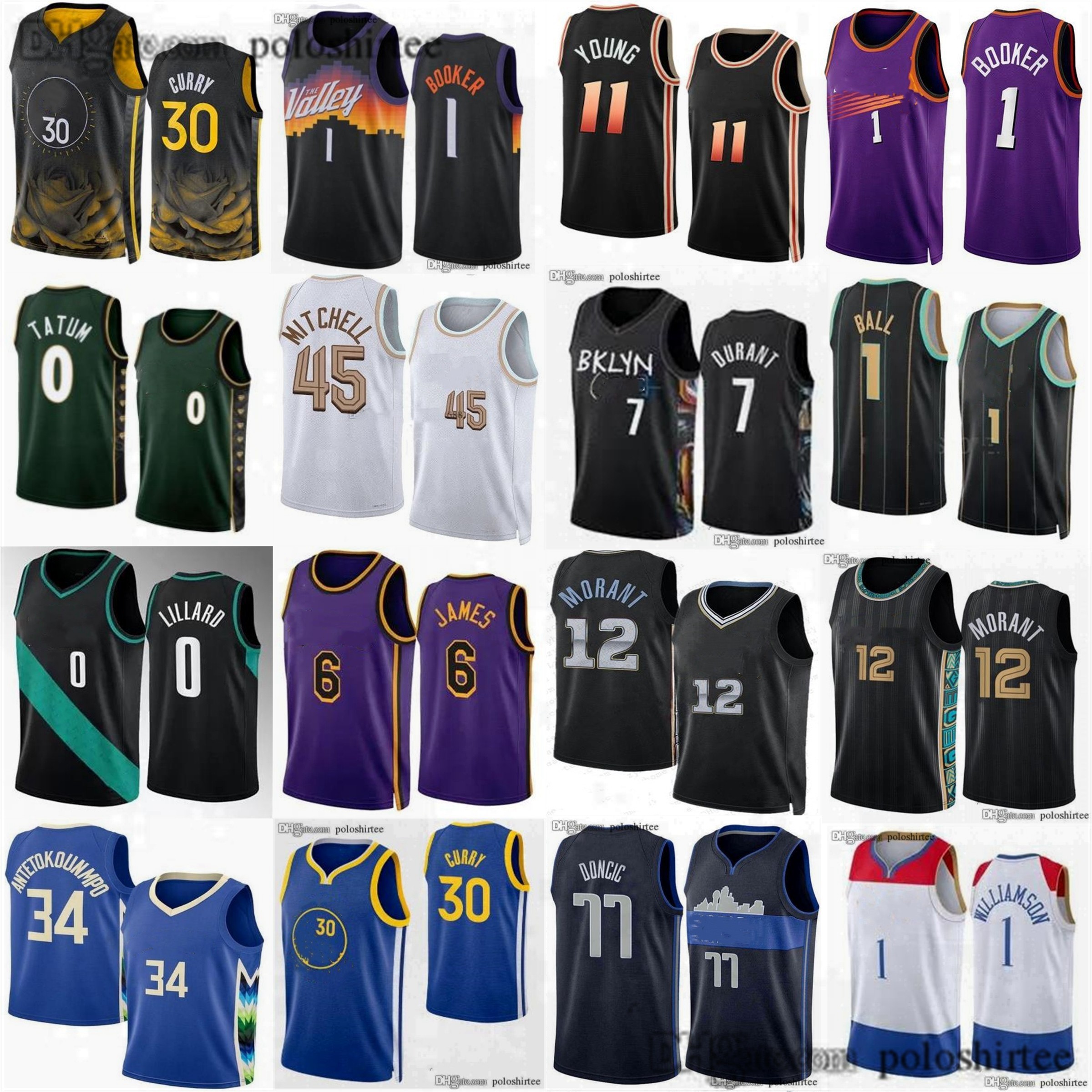 Basketball Ja Morant Jersey Stephen Curry LaMelo Ball Jimmy Butler Lillard Tatum Devin Booker Kevin Durant Luka Doncic Antetokounmpo Mitchell Jerseys, As photo 5
Basketball Ja Morant Jersey Stephen Curry LaMelo Ball Jimmy Butler Lillard Tatum Devin Booker Kevin Durant Luka Doncic Antetokounmpo Mitchell Jerseys, As photo 5