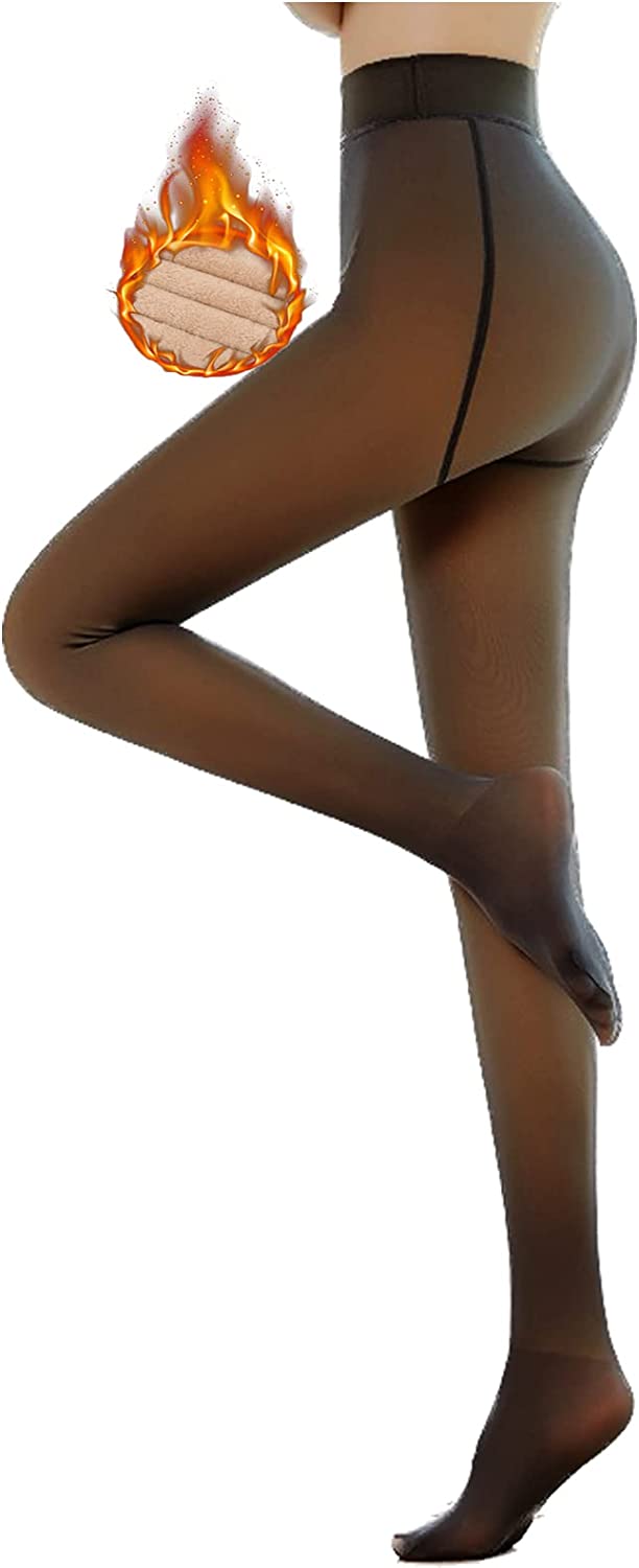Fleece Lined Tights Women Fake Transparent Thermal Pantyhose Leggings High Waisted Winter Warm Sheer Black Thick Tights 220g, White
Fleece Lined Tights Women Fake Transparent Thermal Pantyhose Leggings High Waisted Winter Warm Sheer Black Thick Tights 220g, White