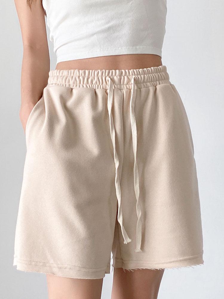 Women' Shorts DUOPERI Women Fashion Solid Lace Up Wide Leg Vintage High Waist With Side Pockets Female Chic Lady, Beige
Women' Shorts DUOPERI Women Fashion Solid Lace Up Wide Leg Vintage High Waist With Side Pockets Female Chic Lady, Beige
