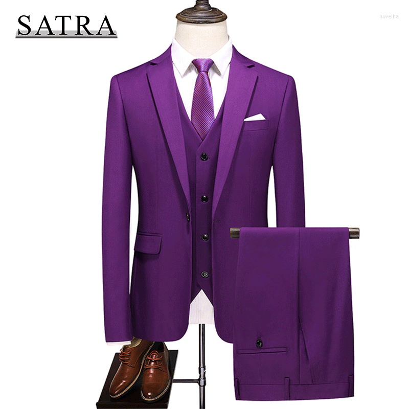 Men's Suits SATRA 2023 Arrival High Quality Three-piece Male Casual Business Solid Suit Men's Fashion Boutique Slim Dress, Lavender
Men's Suits SATRA 2023 Arrival High Quality Three-piece Male Casual Business Solid Suit Men's Fashion Boutique Slim Dress, Lavender