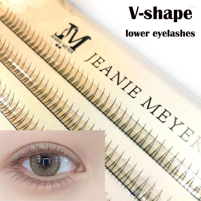 False Eyelashes V-Shape Lower Handmade Lashes Natural Bottom Eye Makeup Tools
