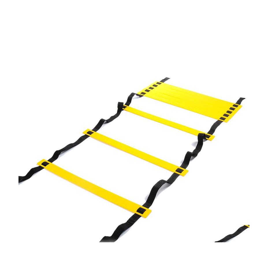 Outdoor Fitness Equipment Durable 6 Meters 12 Sections Agility Ladder For Football Soccer Speed Training Sports Drop Delivery Outdoo Dhqu1
Outdoor Fitness Equipment Durable 6 Meters 12 Sections Agility Ladder For Football Soccer Speed Training Sports Drop Delivery Outdoo Dhqu1