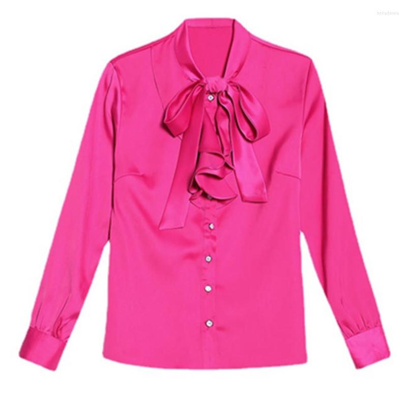 Women's Blouses Vintage Korean Chiffon Shirt Blouse For Women Long Sleeve Stand Collar Elegant Female Pink Frilly Ruffle Red Blue White, Red shirt
Women's Blouses Vintage Korean Chiffon Shirt Blouse For Women Long Sleeve Stand Collar Elegant Female Pink Frilly Ruffle Red Blue White, Red shirt