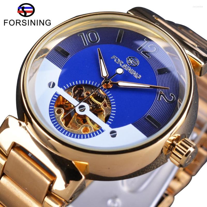 Wristwatches Forsining Ocean Luxury Dial Design Small Skeleton Display Golden Stainless Steel Mens Automatic Watches Top Brand Clock, Gmt1035-1
Wristwatches Forsining Ocean Luxury Dial Design Small Skeleton Display Golden Stainless Steel Mens Automatic Watches Top Brand Clock, Gmt1035-1