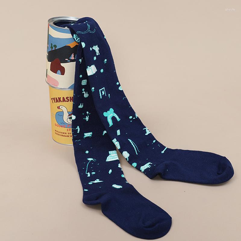 Women Socks 2023 Spring Fashion Women's Tights Printed Combed Cotton Pantyhose Sweat Preppy Style Autumn Playful Print Stocking Leggins, Blue
Women Socks 2023 Spring Fashion Women's Tights Printed Combed Cotton Pantyhose Sweat Preppy Style Autumn Playful Print Stocking Leggins, Blue