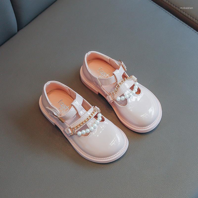 Flat Shoes Girls Leather Solid Color Autumn Fashion Pearl Little Girl Children Big SZ418, Sz418black
Flat Shoes Girls Leather Solid Color Autumn Fashion Pearl Little Girl Children Big SZ418, Sz418black