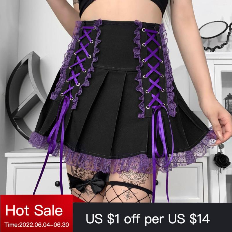 Skirts Mall High Waist Lace Pleated Gothic Mini Skirt Sexy Goth Punk Emo Club Wear Women Harajuku Y2k
Skirts Mall High Waist Lace Pleated Gothic Mini Skirt Sexy Goth Punk Emo Club Wear Women Harajuku Y2k