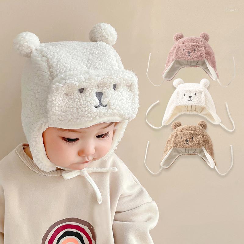 Hair Accessories Bear Winter Baby Bonnet Born Hat With Earflap Thick Warm Toddler Hats Infant Beanie Girl Boy Cap 0-12M, White
Hair Accessories Bear Winter Baby Bonnet Born Hat With Earflap Thick Warm Toddler Hats Infant Beanie Girl Boy Cap 0-12M, White