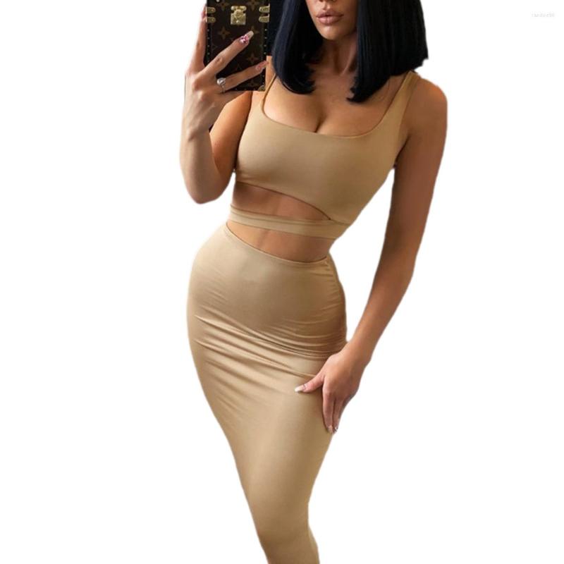 Work Dresses Two Piece Set Women Sexy Party Club Skirt Elegant Bandage Crop Top Dress Solid Colour Streetwear Ladies 2
Work Dresses Two Piece Set Women Sexy Party Club Skirt Elegant Bandage Crop Top Dress Solid Colour Streetwear Ladies 2