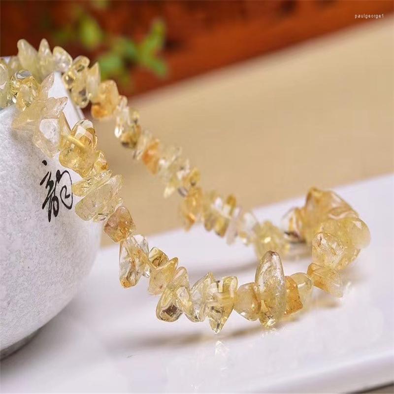 Strand High Quality 5-8mm Natural Citrine Gravel Beads Precious Stones Crushed Crystal Fit For Diy Fashion Charms Bracelet Jewelry
Strand High Quality 5-8mm Natural Citrine Gravel Beads Precious Stones Crushed Crystal Fit For Diy Fashion Charms Bracelet Jewelry