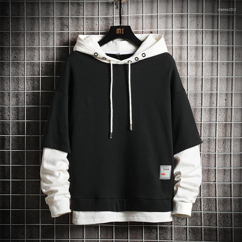 Men's Hoodies AprilMOMO 2023Autumn Stitching Hooded Sweater Youth Loose Long-Sleeved Fake Two-Piece Top, Blue
Men's Hoodies AprilMOMO 2023Autumn Stitching Hooded Sweater Youth Loose Long-Sleeved Fake Two-Piece Top, Blue