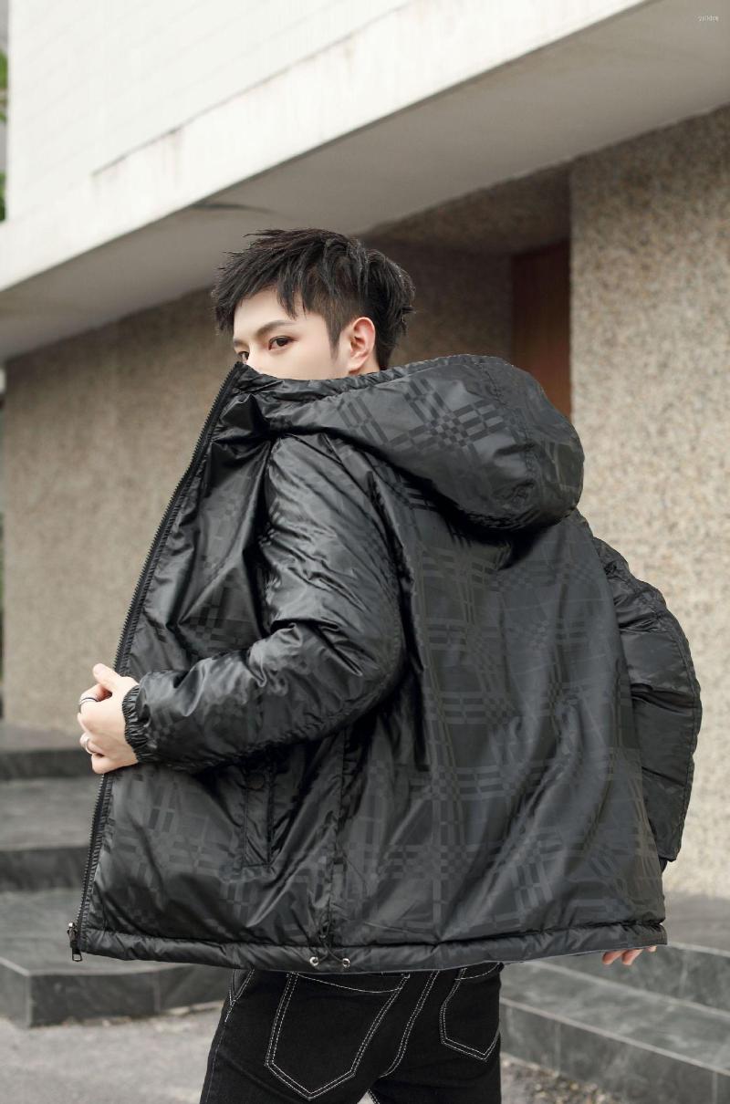 Men's Down Brief Paragraph Double-sided Wear Coats Winter Men Hooded Youth Leisure Bigger Sizes Bump Color Coat, Black
Men's Down Brief Paragraph Double-sided Wear Coats Winter Men Hooded Youth Leisure Bigger Sizes Bump Color Coat, Black
