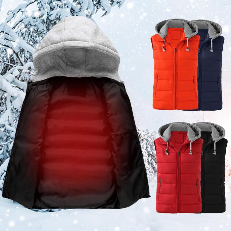 Women's Vests Winter Vest Coats Women Warm Cotton Hooded Jacket Coat Female Streetwear Casual Sleeveless Zipper Waistcoat Chaqueta, Bk
Women's Vests Winter Vest Coats Women Warm Cotton Hooded Jacket Coat Female Streetwear Casual Sleeveless Zipper Waistcoat Chaqueta, Bk