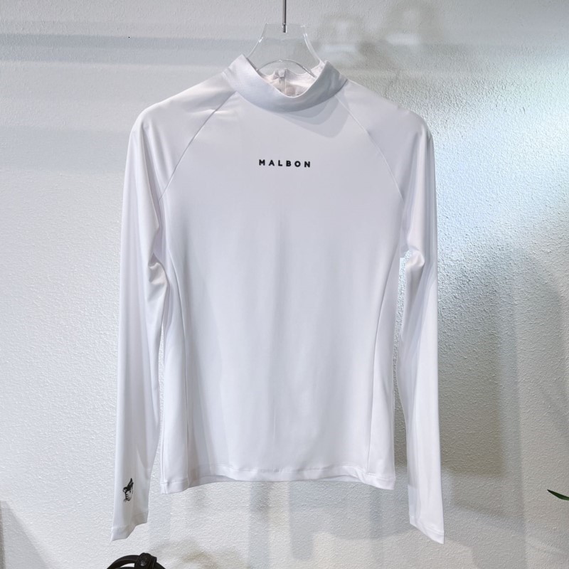 Outdoor TShirts Golf Wear Womens Long Sleeve TShirt Sunscreen Breathable Quick Dry Stand Collar Top 230203