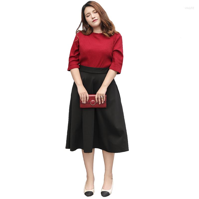 Skirts 2023 Spring And Autumn Big Size Skirt Women 100KG Fat Sister Elastic Black Loose Waist Long A-word
Skirts 2023 Spring And Autumn Big Size Skirt Women 100KG Fat Sister Elastic Black Loose Waist Long A-word