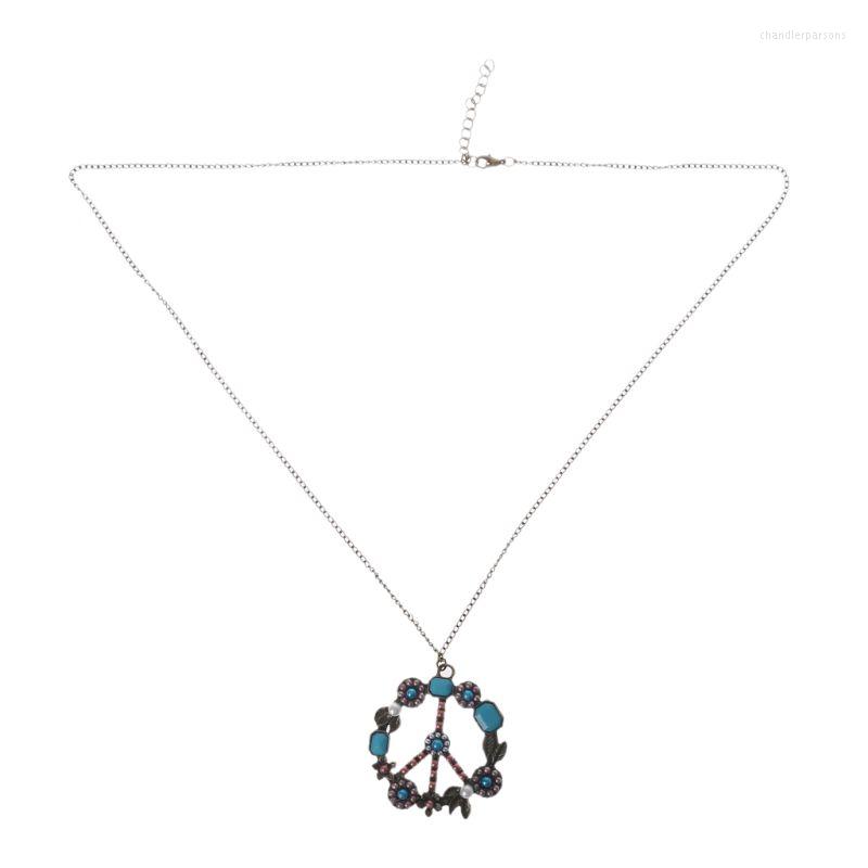 Pendant Necklaces D7WB 1Pc Antiqued Vintage Nostalgic Retro Bronze Peace Sign Necklace Chain
Pendant Necklaces D7WB 1Pc Antiqued Vintage Nostalgic Retro Bronze Peace Sign Necklace Chain
